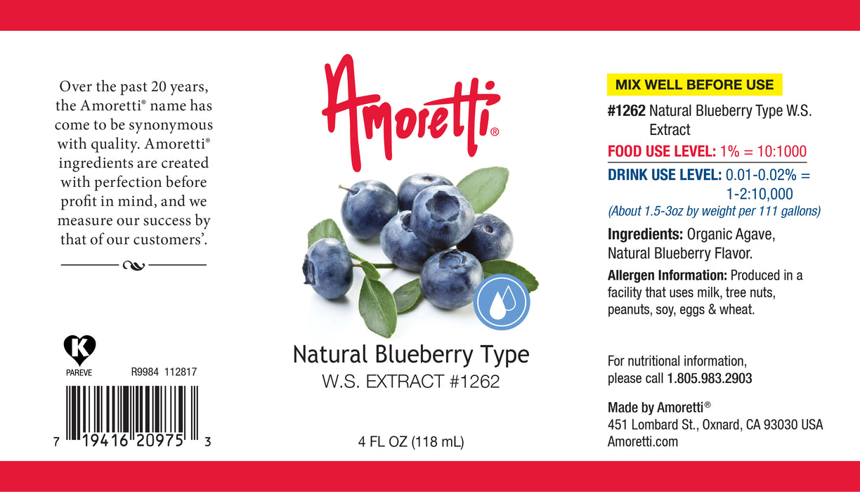 Natural Blueberry Type Extract Water Soluble