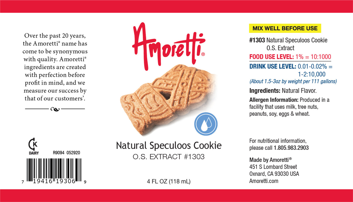 Natural Speculoos Cookie Extract Oil Soluble