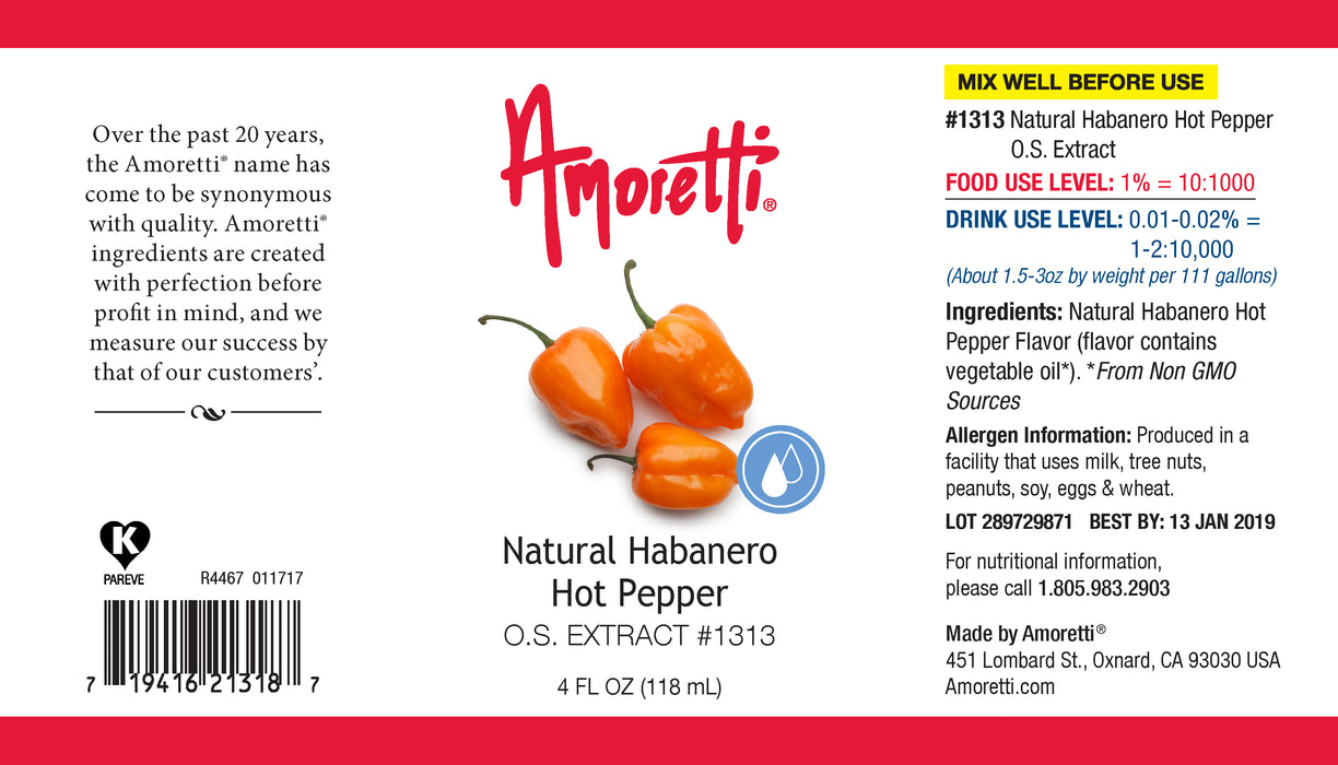 Natural Habanero Hot Pepper Extract Oil Soluble