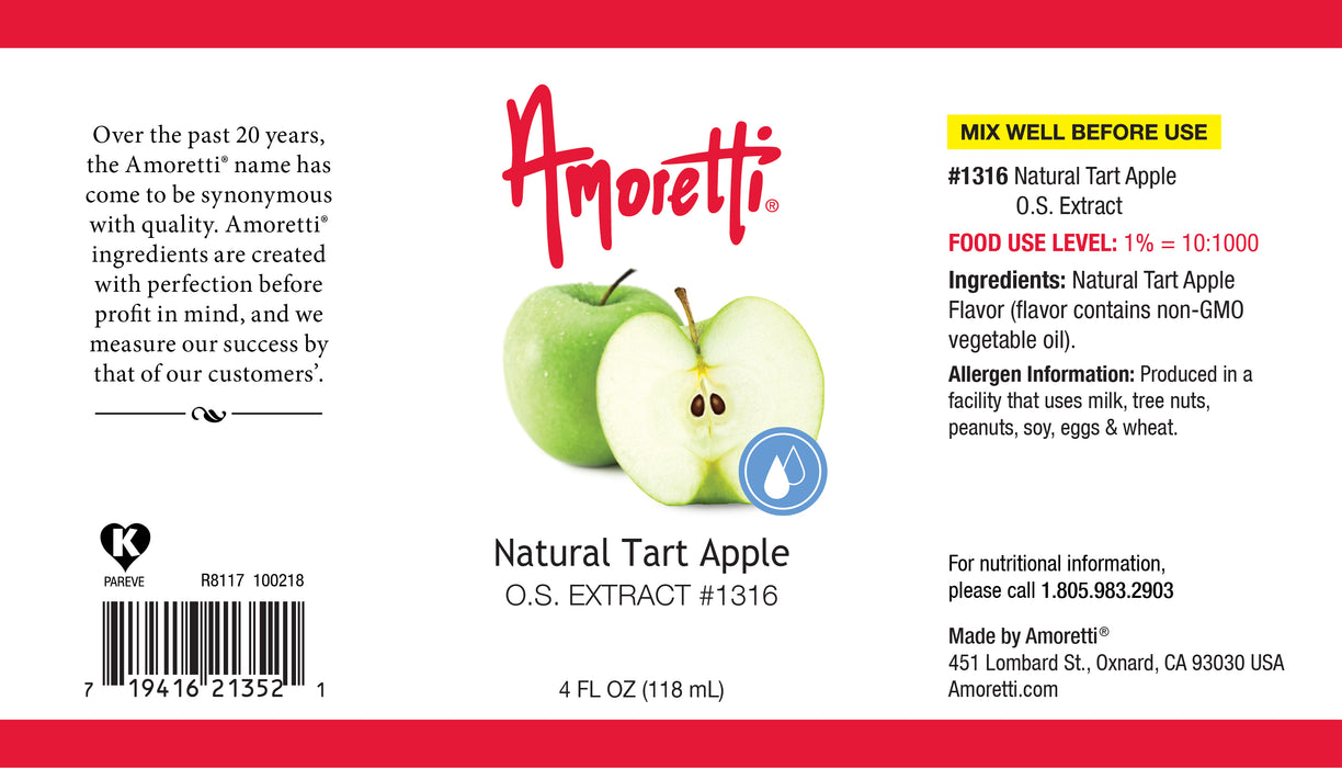 Natural Tart Apple Oil Soluble