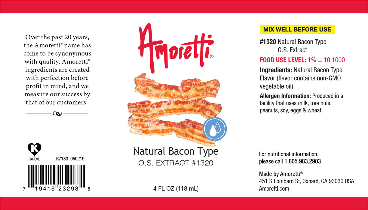 Natural Bacon Type Extract Oil Soluble