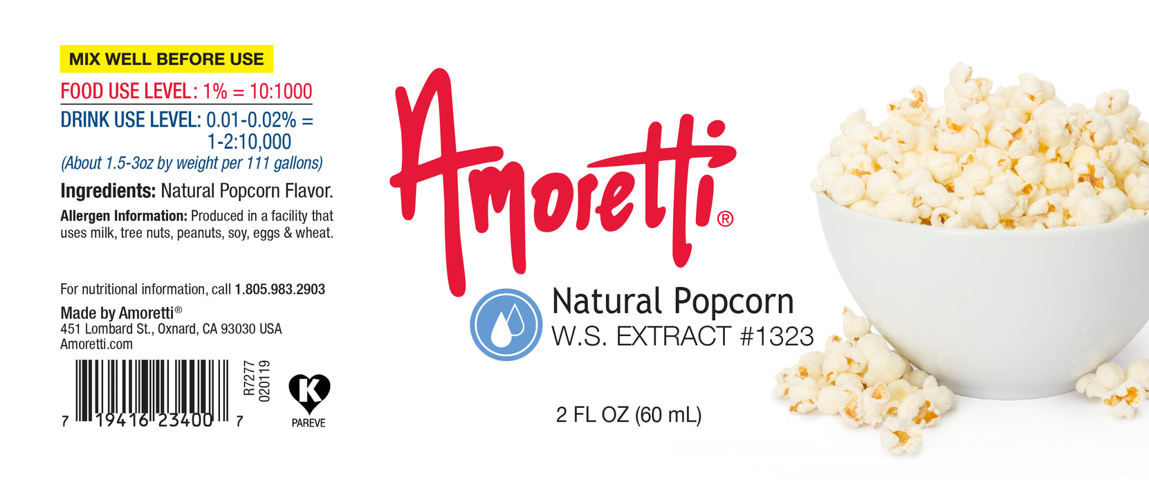 Natural Popcorn Extract Water Soluble