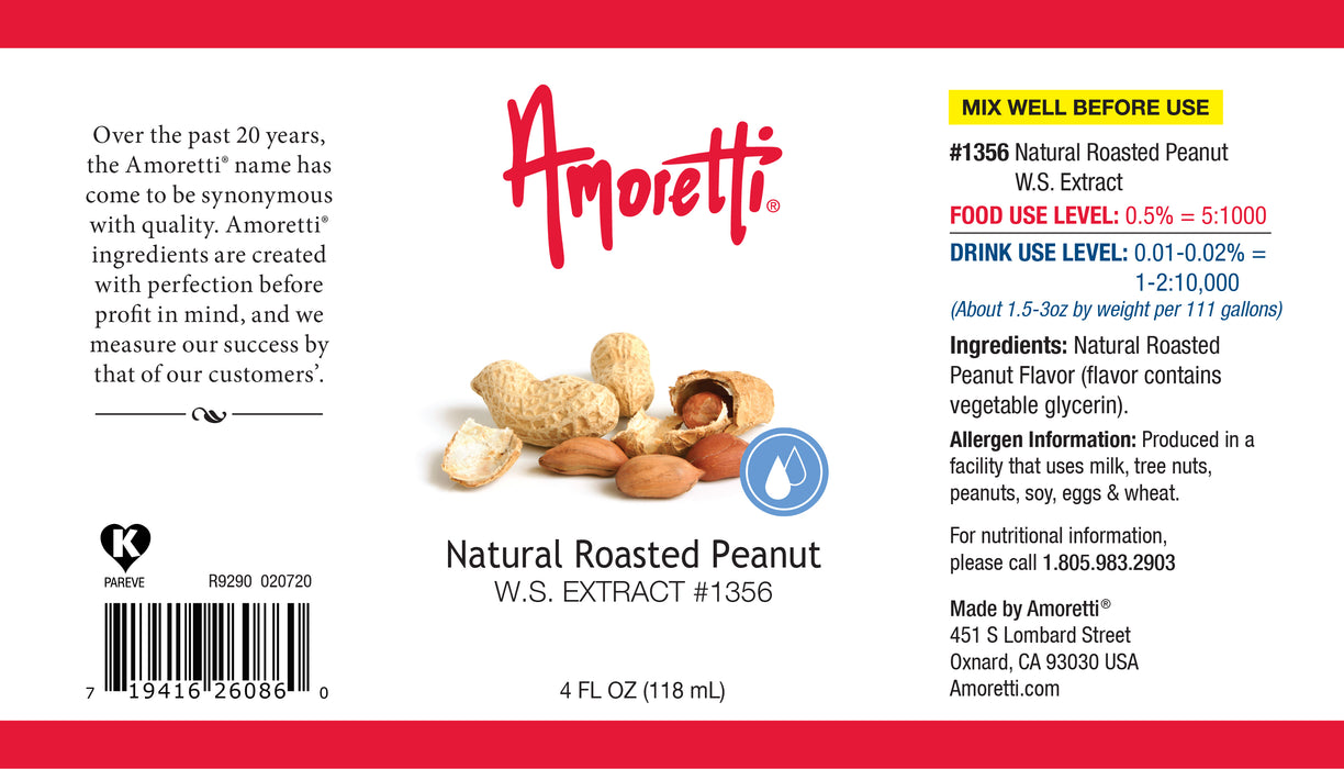 Natural Roasted Peanut Extract Water Soluble