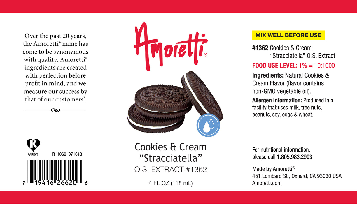 Cookies & Cream "Stracciatella" Extract Oil Soluble