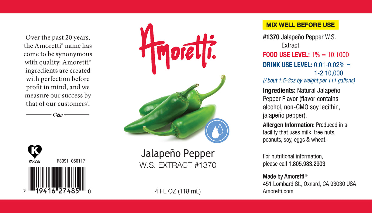 Jalapeno Pepper Extract Water Soluble