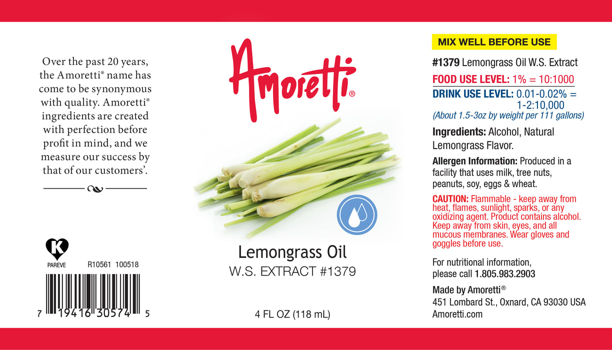 Lemongrass Oil Extract Water Soluble