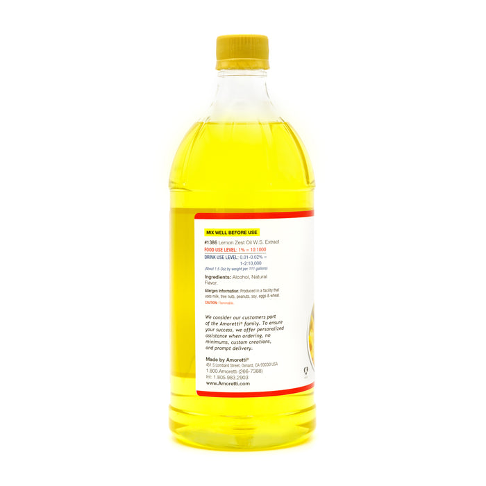 Lemon Zest Oil Extract Water Soluble