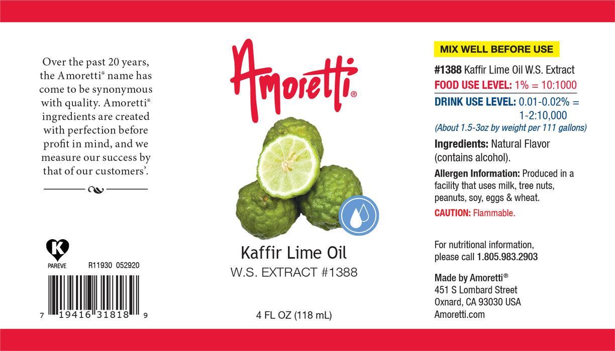 Kaffir Lime Oil Extract Water Soluble