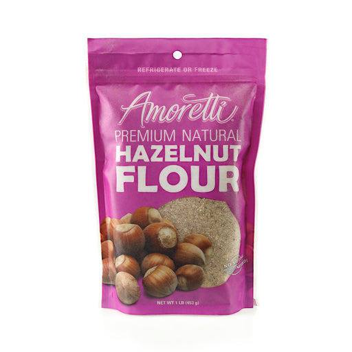 Amoretti’s Natural Hazelnut Flour is the easiest way to get the most flavor out of your favorite gluten-free recipes. 
