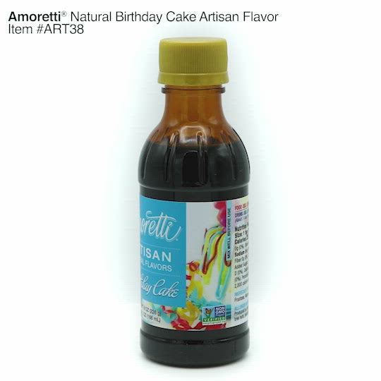 Amoretti’s Natural Birthday Cake Artisan offers a comforting escape to childhood with the nostalgic flavor of vanilla birthday cake.