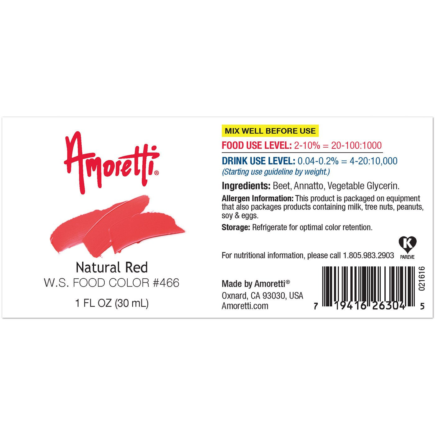 Natural Red Food Coloring - The Plant Based Palette