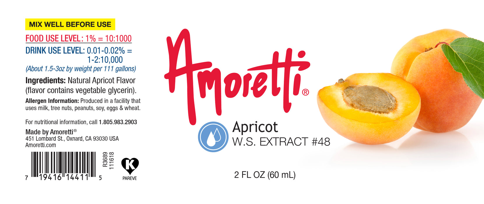 Apricot Extract (Armenian Type) Water Soluble