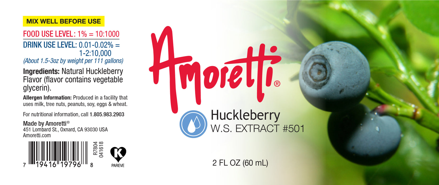 Huckleberry Extract Water Soluble