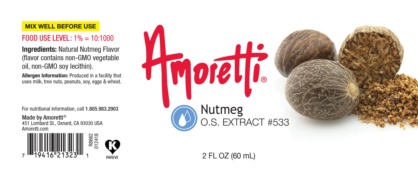 Nutmeg Extract Oil Soluble