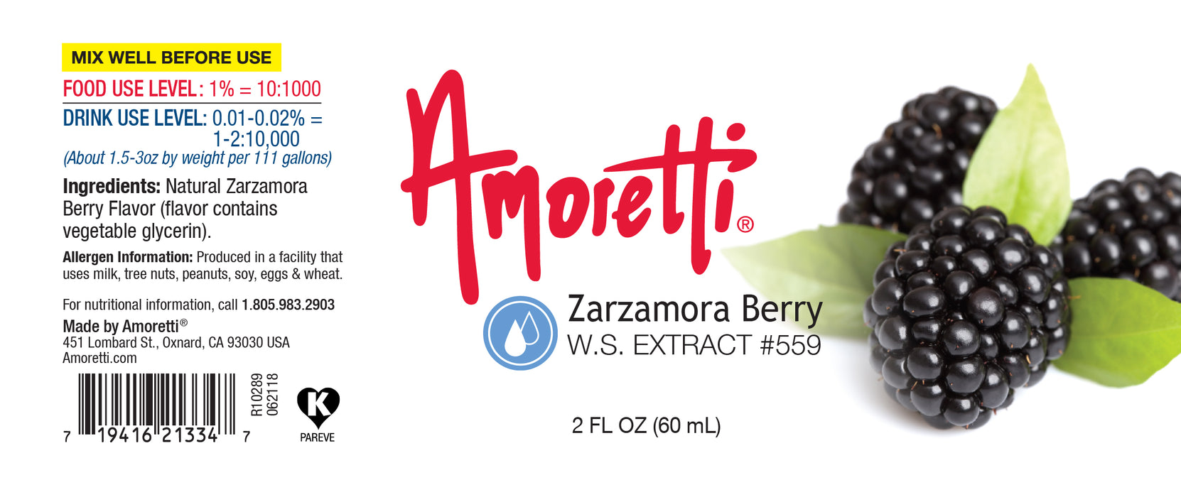 Zarzamora Berry Extract Water Soluble