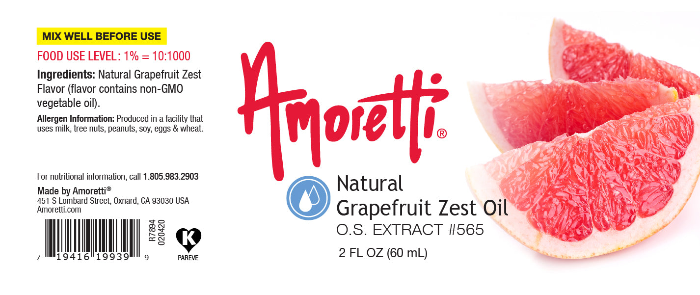 Natural Grapefruit Zest Oil Extract Oil Soluble