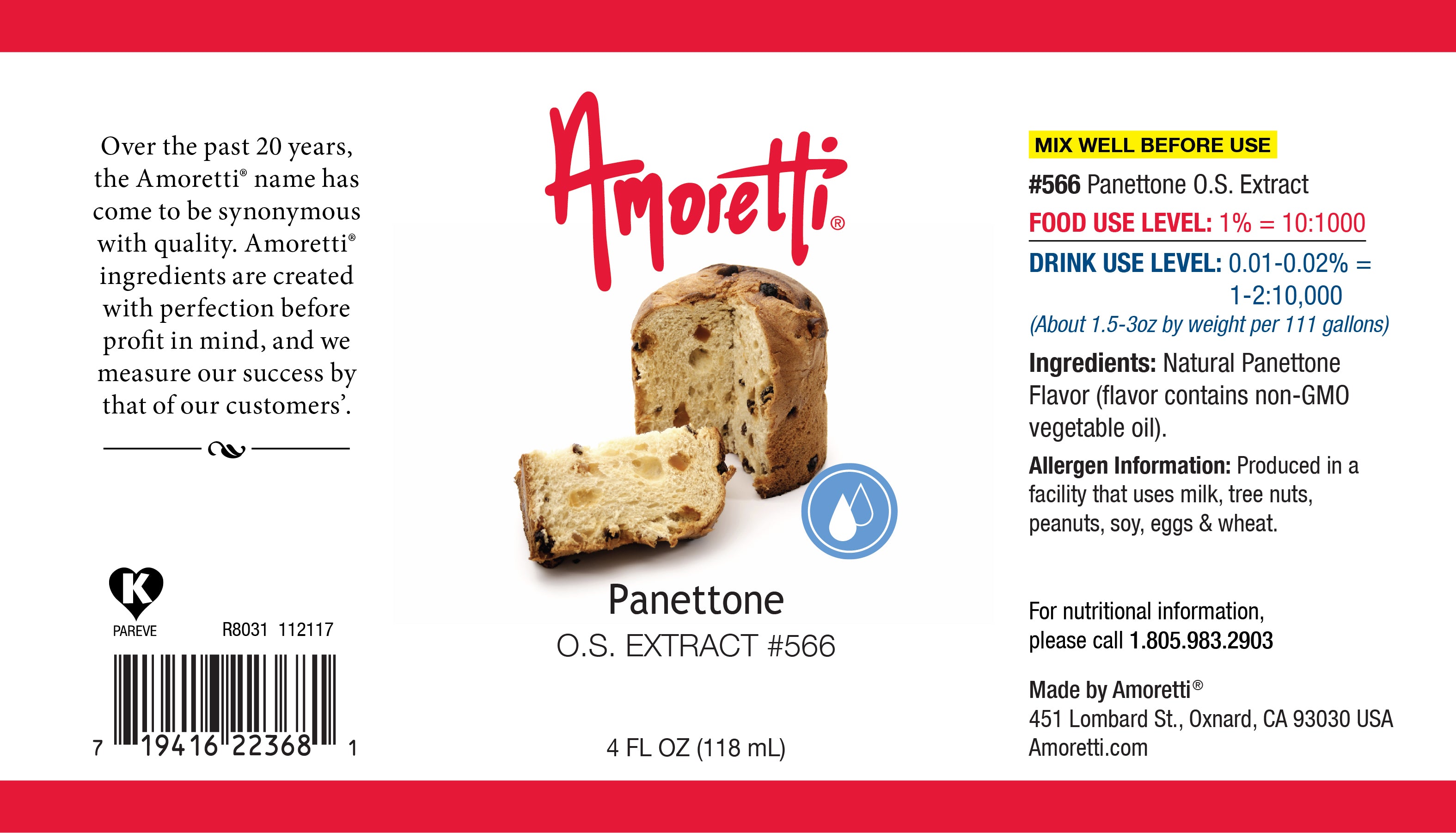 Panettone Extract Oil Soluble