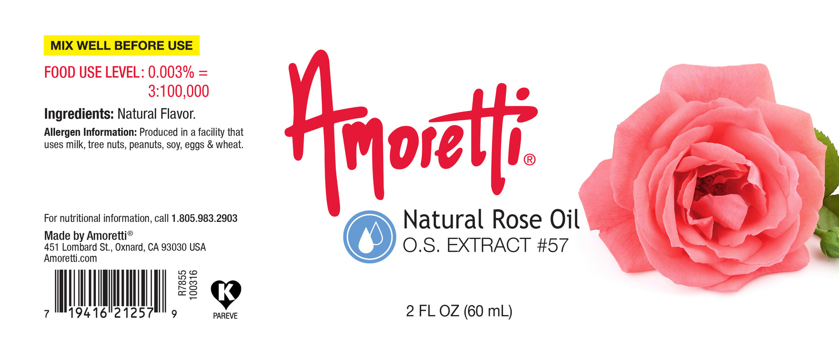 Natural Rose Oil Extract Oil Soluble (highly concentrated version)