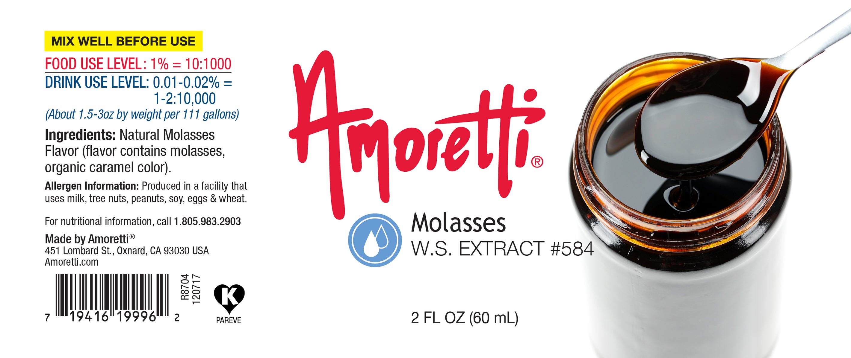 Molasses Extract Water Soluble — Amoretti