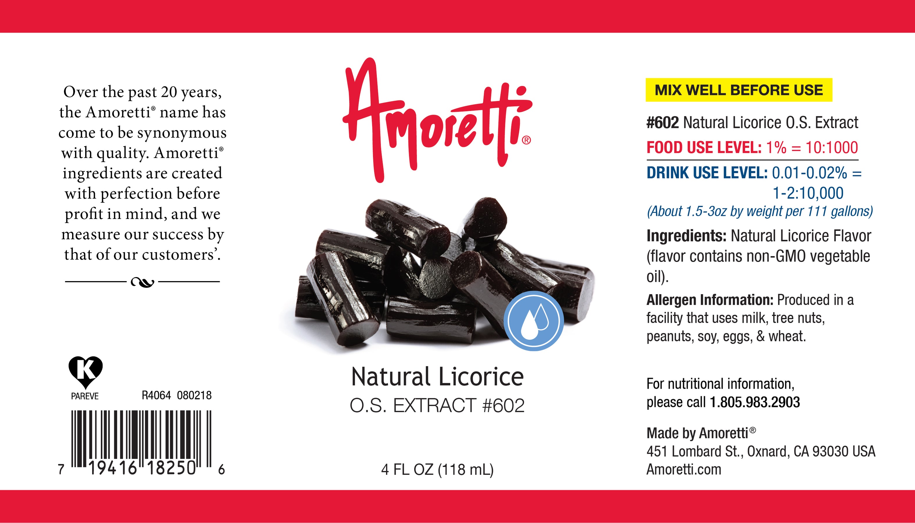 Natural Licorice Extract Oil Soluble — Amoretti