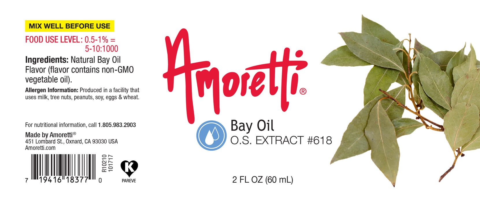 Bay Oil Extract Oil Soluble