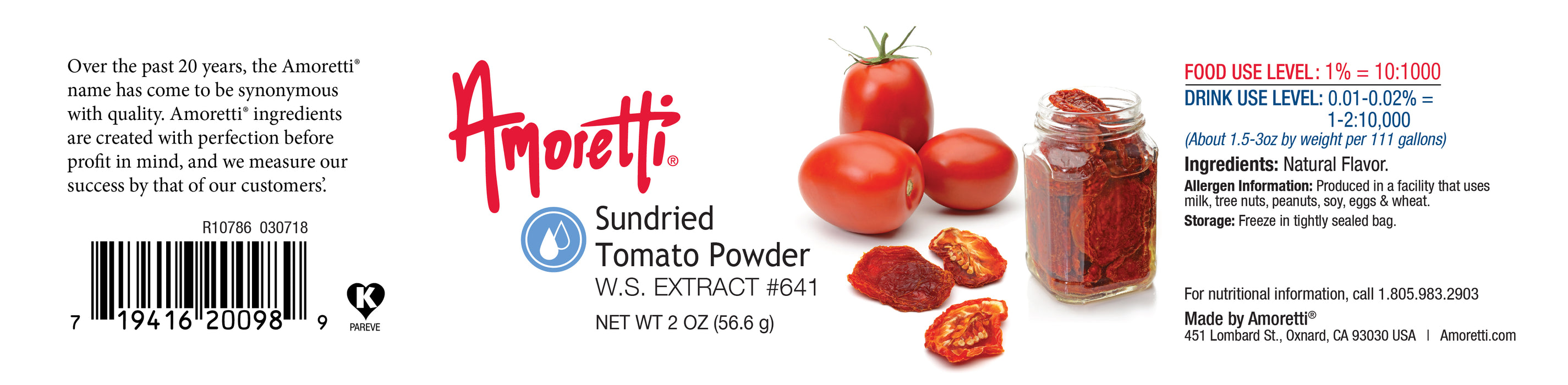 Sundried Tomato Extract Powder Water Soluble