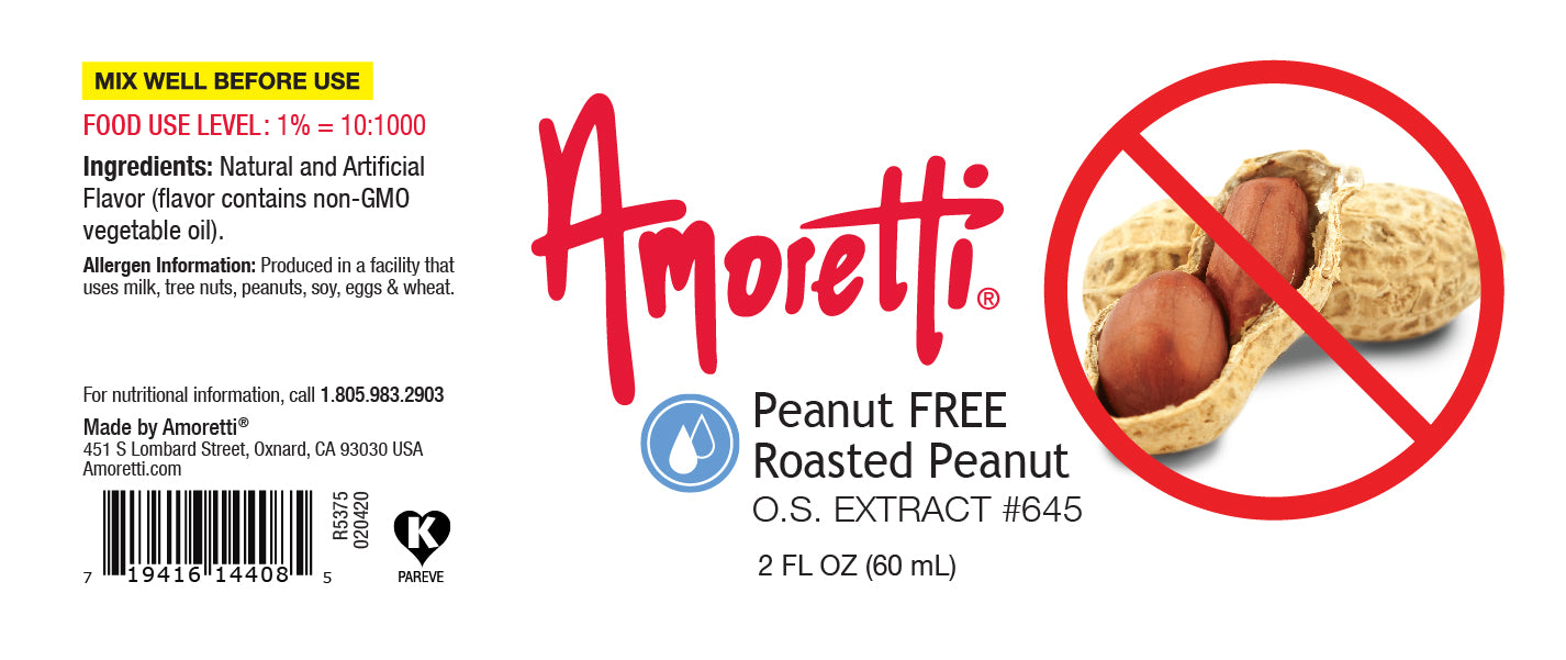 Peanut FREE Roasted Peanut Extract Oil Soluble