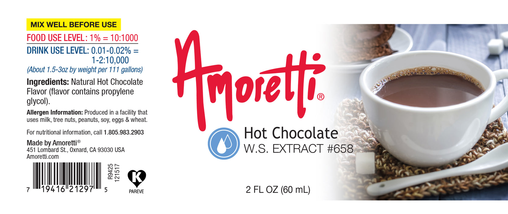 Hot Chocolate Extract Water Soluble