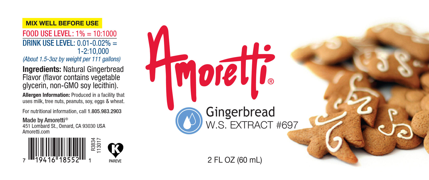 Gingerbread Extract Water Soluble