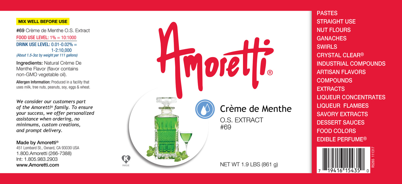 Creme de Menthe Extract Oil Soluble