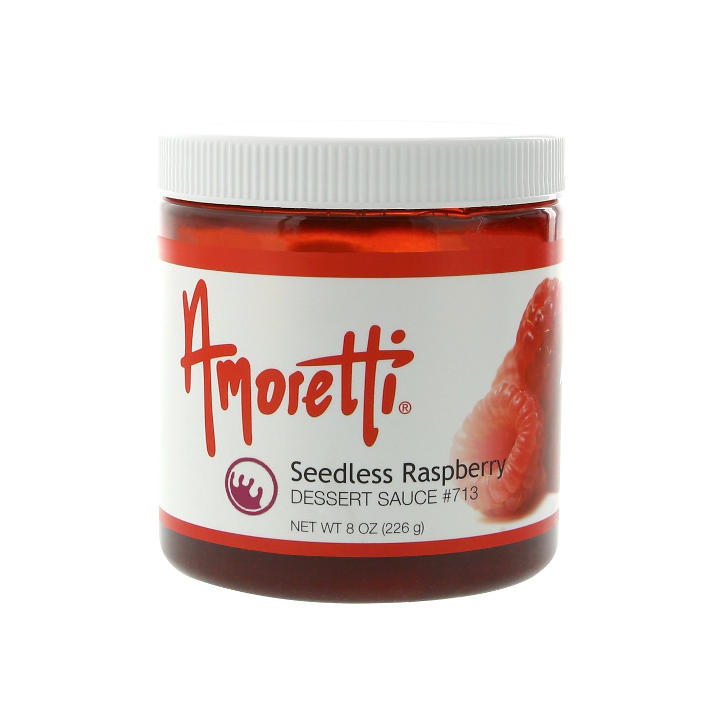 Seedless Raspberry Dessert Sauce — Amoretti