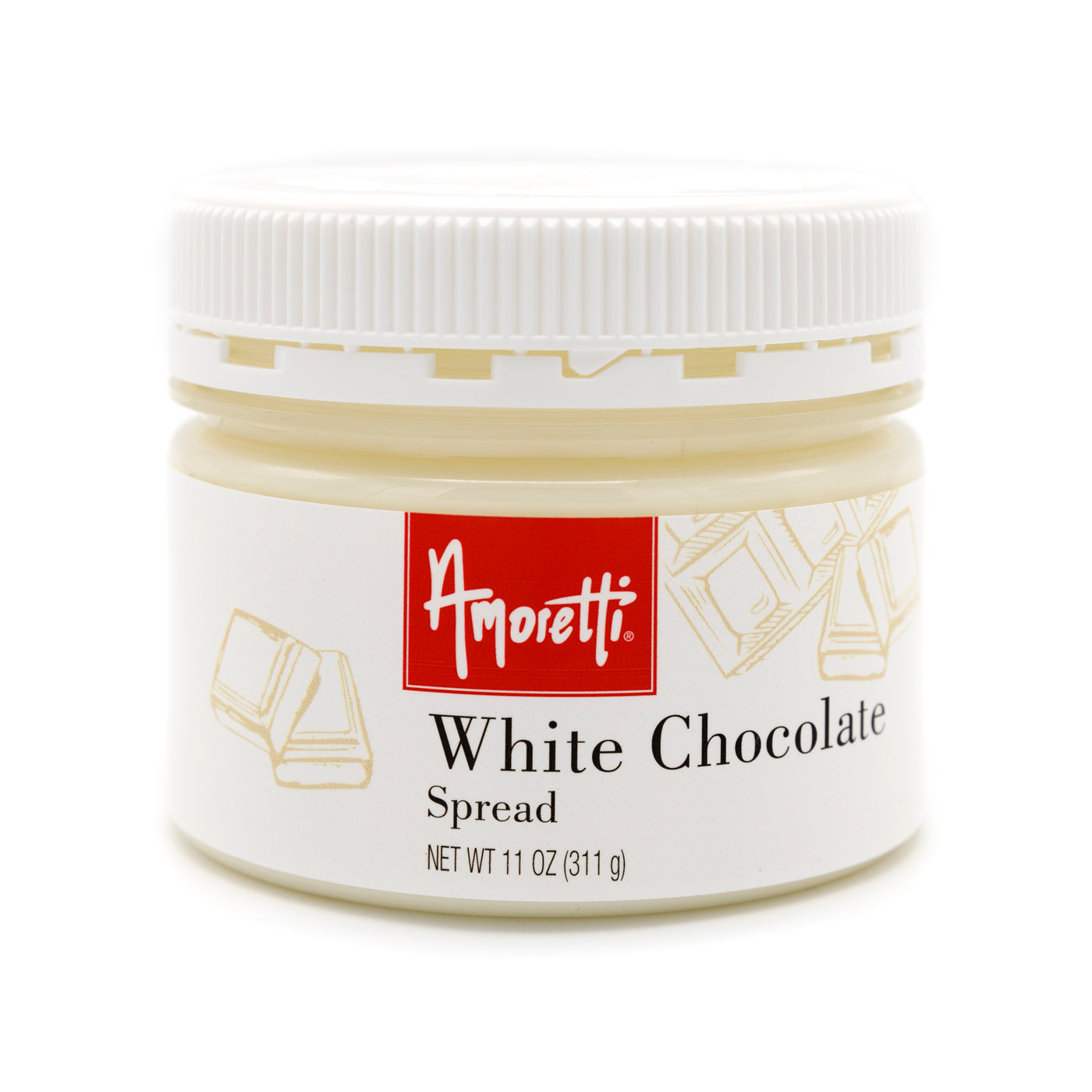 White deals chocolate spread