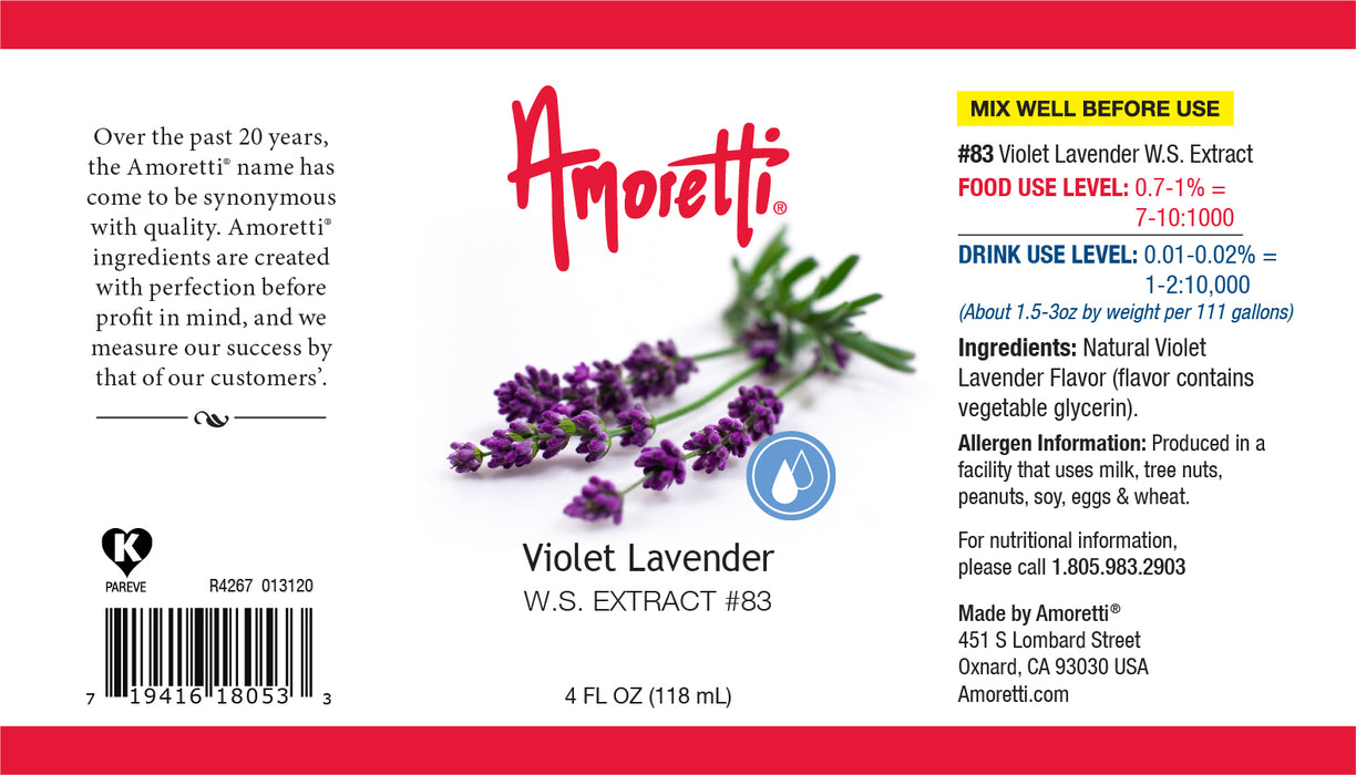 Violet Lavender Extract Water Soluble