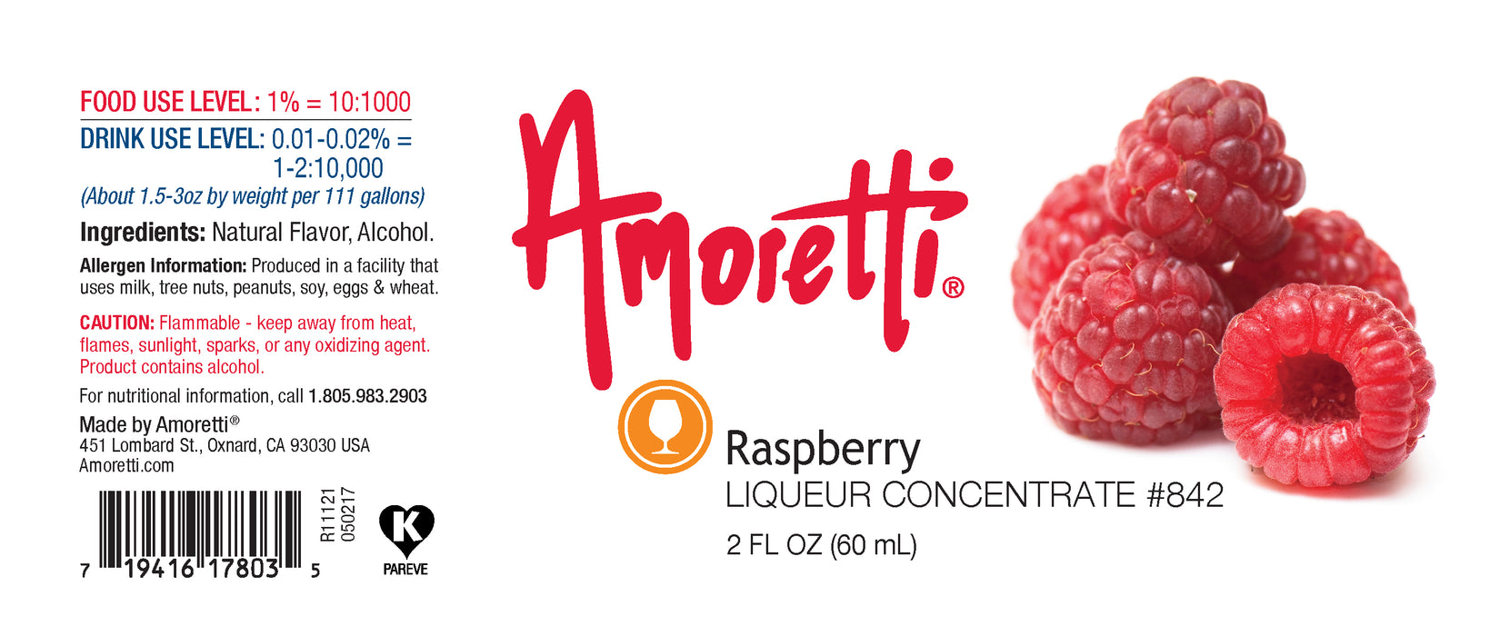 Raspberry Liqueur Concentrate