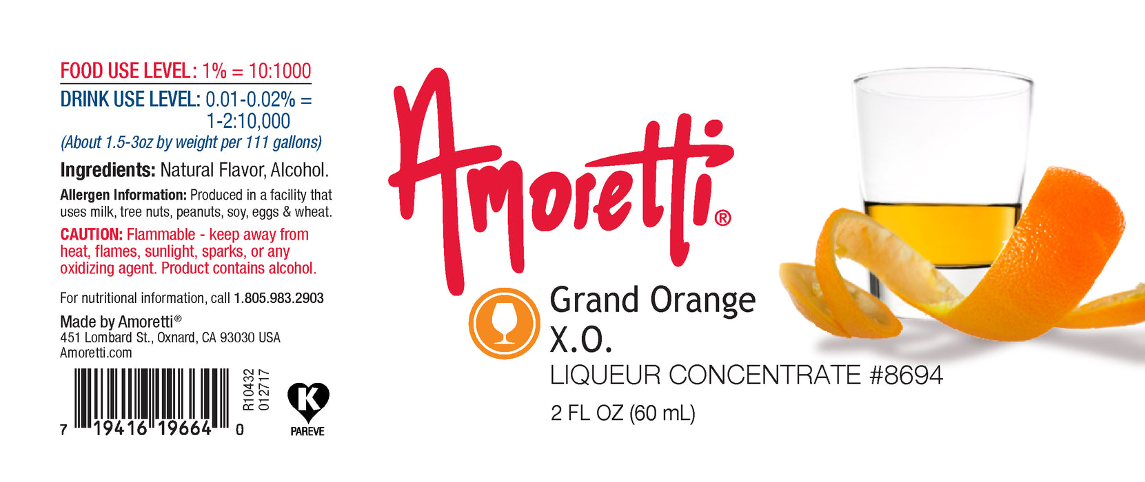 Grand Orange XO Liqueur Concentrate