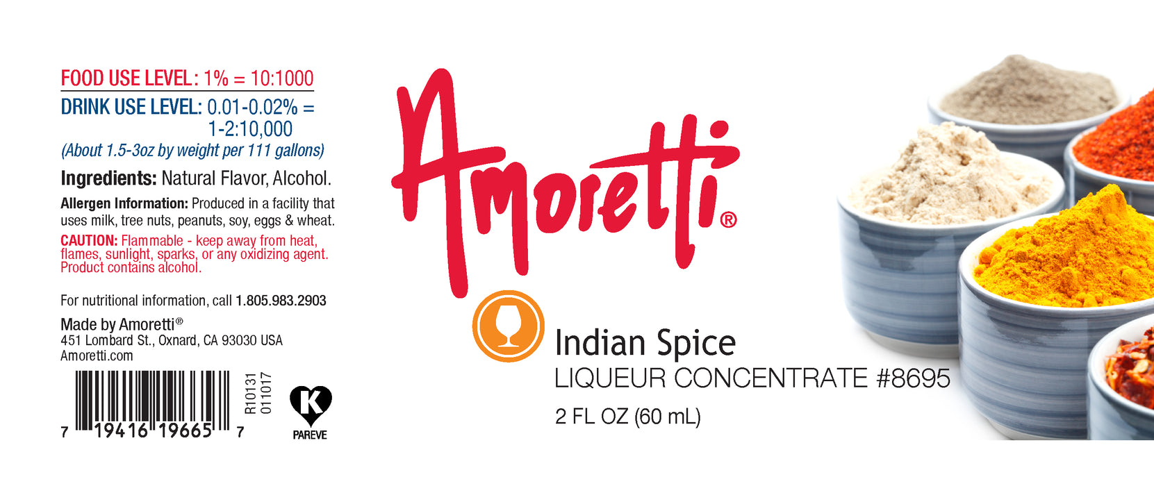 Indian Spice Liqueur Concentrate