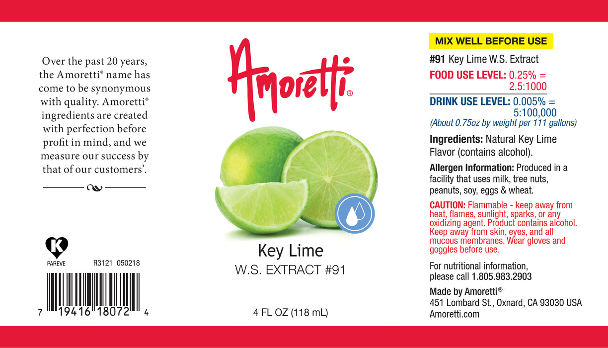Key Lime Extract Water Soluble