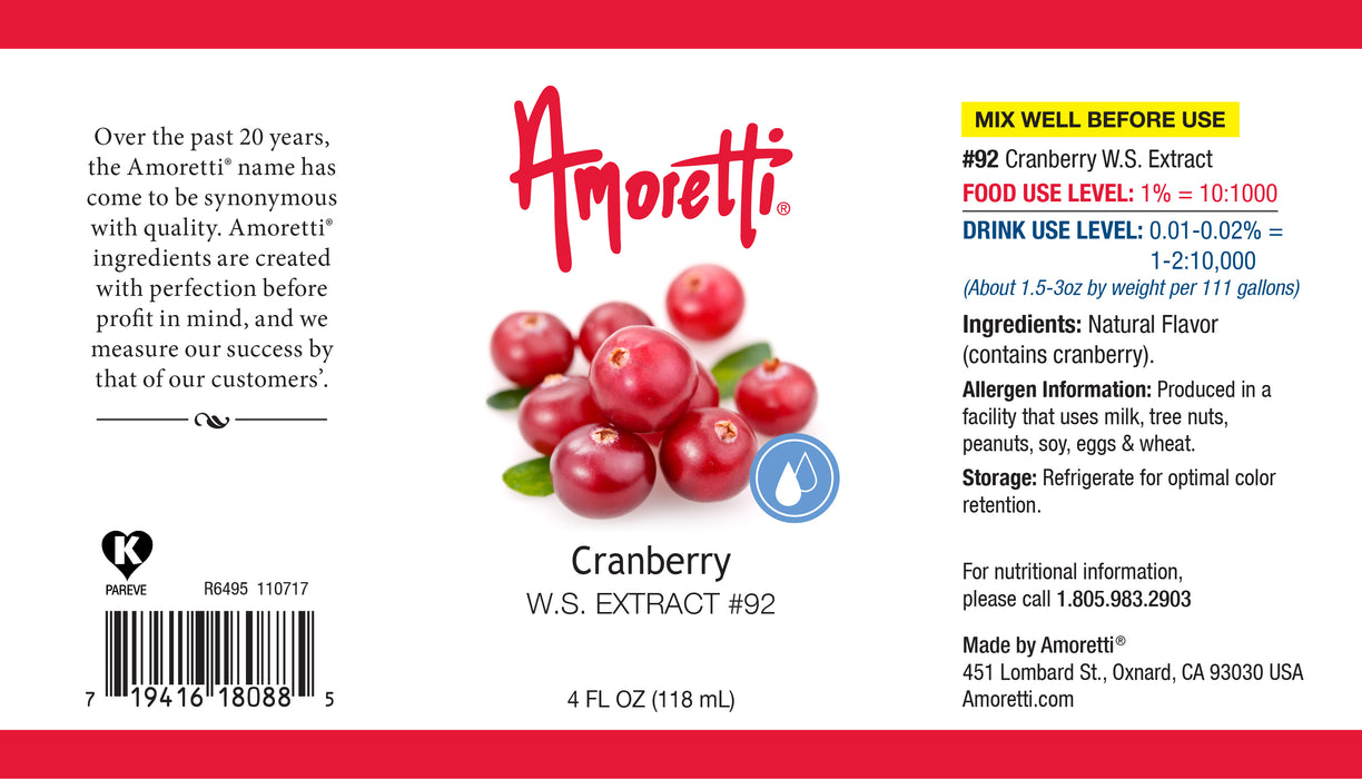 Cranberry Extract Water Soluble