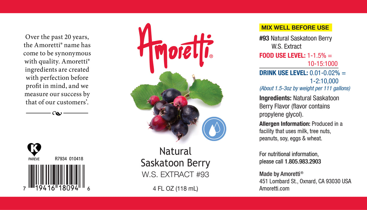 Natural Saskatoon Berry Extract Water Soluble