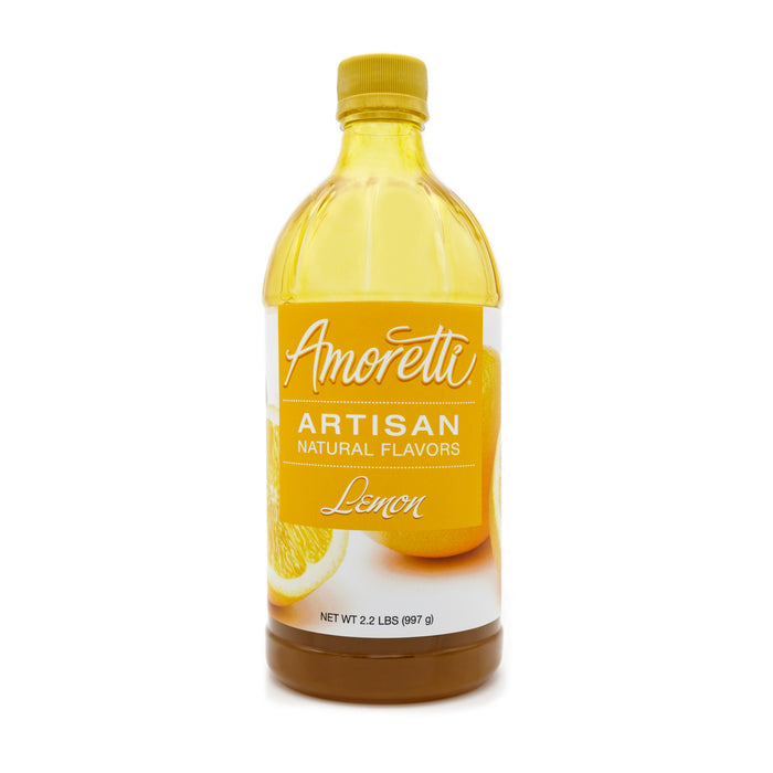 Amoretti’s Natural Lemon Artisan is the best way to brighten up your recipes with a bold citrus flavor.