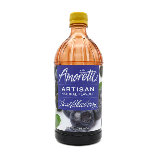 Amoretti’s Natural Acai Blueberry Artisan harnesses the distinct taste of acai.