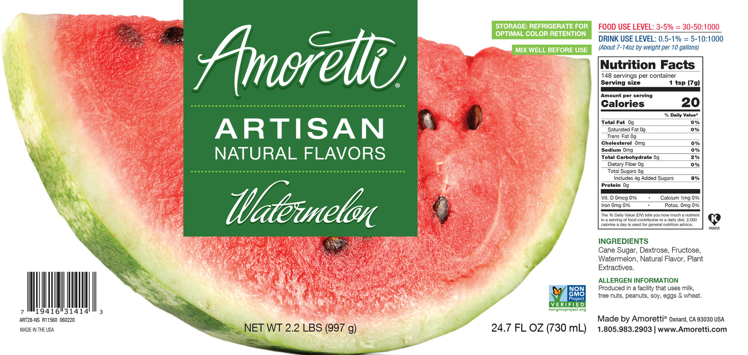 Natural Watermelon Artisan Flavor