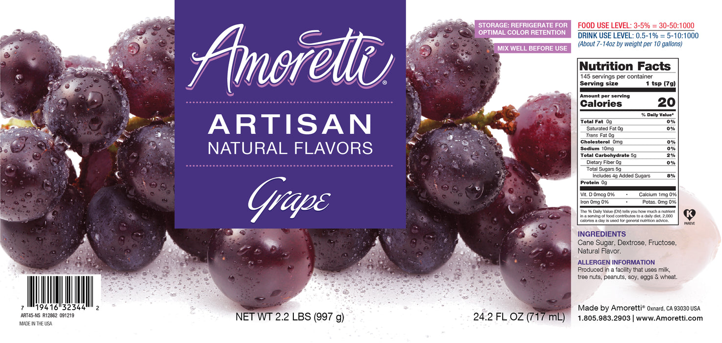 Natural Grape Artisan Flavor