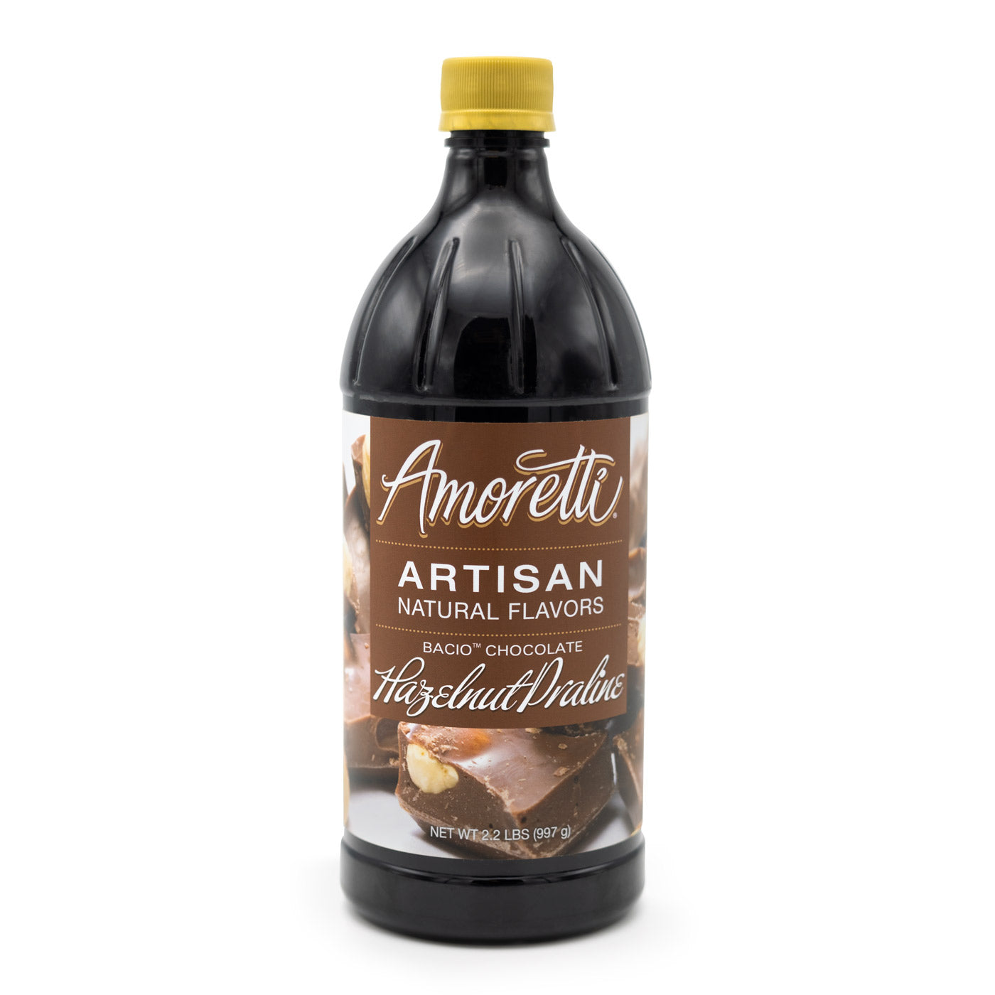 Natural Bacio Chocolate Hazelnut Praline Artisan Flavor — Amoretti
