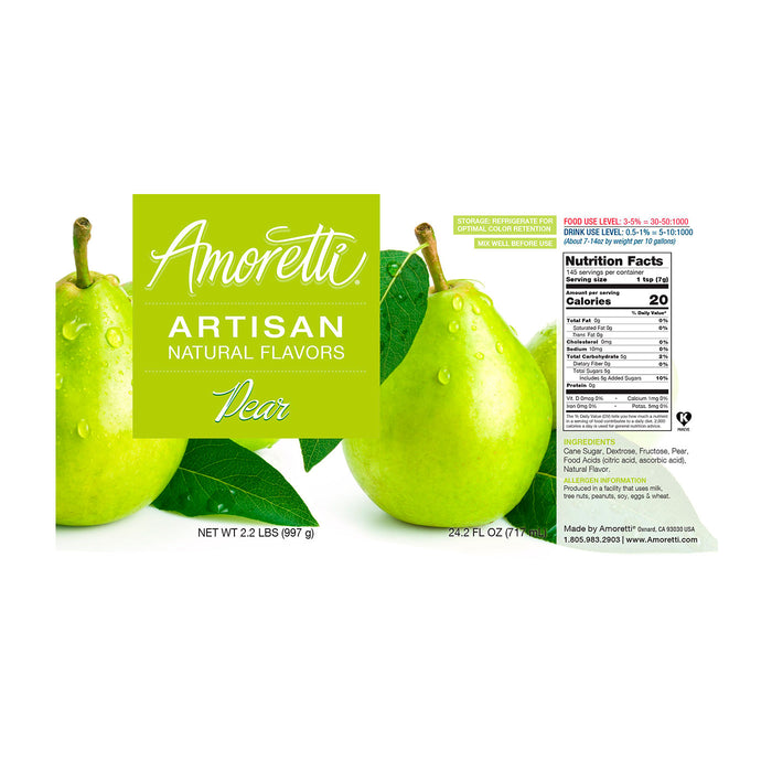 Natural Pear Artisan Flavor