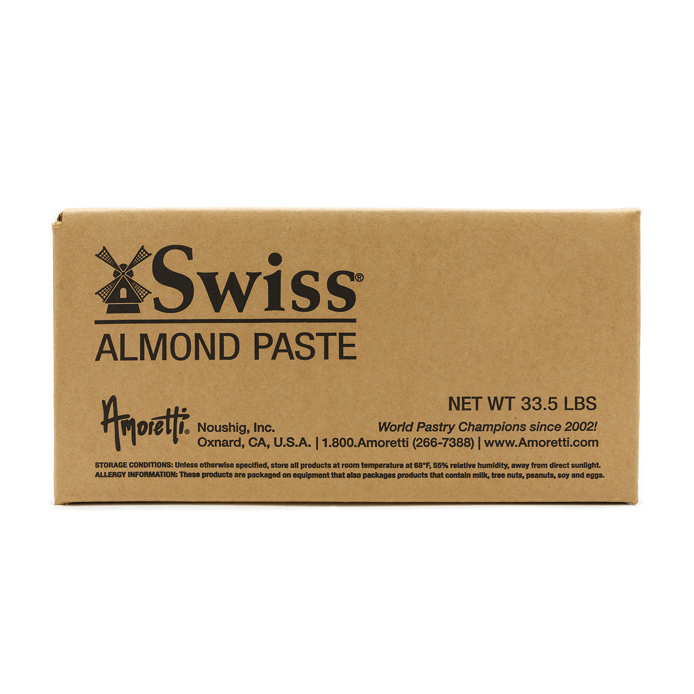 Amoretti’s Blanched Almond Paste is made from quality almonds that are ground down to a thick delicious paste that is lightly sweetened.