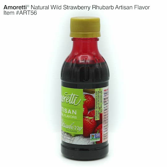 Natural Wild Strawberry Rhubarb Artisan Flavor