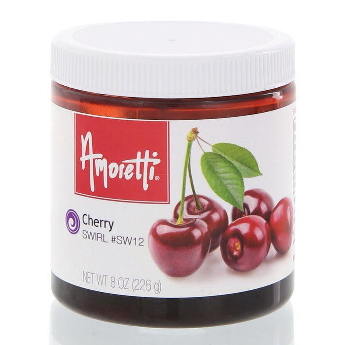 Amoretti’s Cherry Marbleizing Swirl is deliciously sweet and irresistibly tart. 